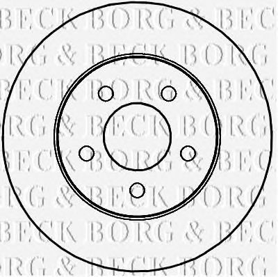 BORG & BECK bbd4277 -  Тормозной диск